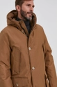 hnědá Péřová bunda Woolrich