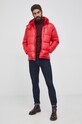 Péřová bunda Polo Ralph Lauren 710849776003 červená AW21
