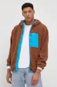brown HUF jacket