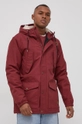 bordowy Quiksilver Parka Męski