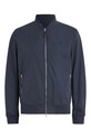 AllSaints kurtka bomber BASSETT BOMBER niebieski MJ006R