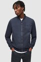 Odzież AllSaints kurtka bomber BASSETT BOMBER MJ006R niebieski
