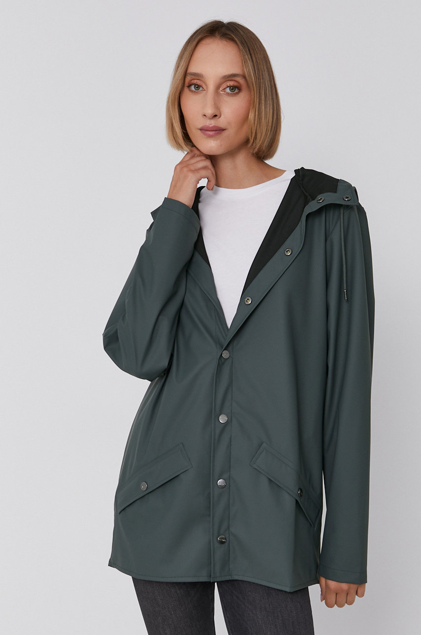 Rains rain jacket gray