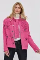 Пиджак с примесью шерсти Pinko розовый