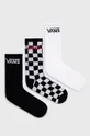 čierna Ponožky Vans (3-pack) Chlapčenský