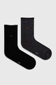 Tommy Hilfiger skarpetki 2-pack wzorzyste czarny 100001493.