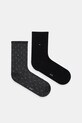 Tommy Hilfiger skarpetki 2-pack wzorzyste czarny 100001493.