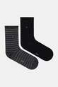 Tommy Hilfiger skarpetki 2-pack wzorzyste czarny 100001494.