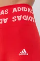 czerwony adidas Performance Legginsy GU6996
