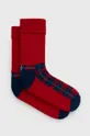 κόκκινο Μάλλινες κάλτσες Happy Socks Γυναικεία