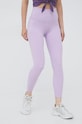 Under Armour legginsy treningowe Meridian 1369004 z elastanem fioletowy 1369004