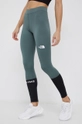 zielony The North Face Legginsy Damski