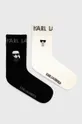 μαύρο Κάλτσες από κασμίρ Karl Lagerfeld Γυναικεία