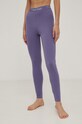 Calvin Klein Underwear Legginsy piżamowe z elastanem fioletowy 000QS6758E.4890
