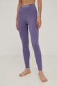 Calvin Klein Underwear Legginsy piżamowe z elastanem fioletowy 000QS6758E.4890