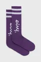 fialová Ponožky s prímesou vlny Eivy Dámsky