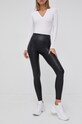 Spanx Legginsy modelujące dzianina czarny 2437Q