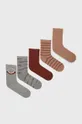 hnedá Detské ponožky Name it (5-pack) Dievčenský