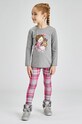 Mayoral Legginsy dziecięce z elastanem różowy 4739.6J.Mini