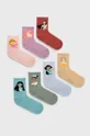 πολύχρωμο Παιδικές κάλτσες GAP x Disney (7-pack) Για κορίτσια