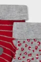 Detské ponožky Mayoral Newborn (4-Pack) červená