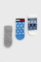 niebieski Tommy Hilfiger Skarpetki do kaloszy dziecięce (3-pack) Dziecięcy