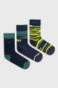 žlto-zelená Detské ponožky Tommy Hilfiger (3-pack) Detský