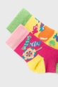 Happy Socks - Παιδικές κάλτσες Sugar Rush (2-pack) κίτρινο