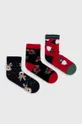 κόκκινο Παιδικές κάλτσες United Colors of Benetton (3-pack) Παιδικά