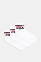 Dětské ponožky Fila (3-pack) krátké ponožky bílá F8338.