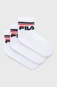 bílá Dětské ponožky Fila (3-pack) Dětský