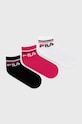 Fila skarpetki dziecięce (3-pack) skarpetki krótkie multicolor F8338.
