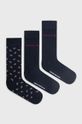 námořnická modř Ponožky Emporio Armani Underwear (3-pack) Pánský