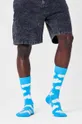 modrá Ponožky Happy Socks Cloudy