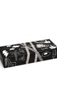 Ponožky Happy Socks Black And White (4-Pack) XBWH09.9100.M