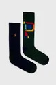 zelená Ponožky Polo Ralph Lauren (2-pack) Pánsky
