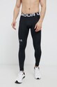 Under Armour leggins de antrenament tricotaj negru 1366075