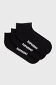 Superdry skarpetki (3-pack) skarpetki krótkie czarny Y3110021A.I6W