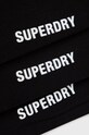 Superdry skarpetki (3-pack) Y3110021A.I6W czarny SS22