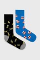 John Frank Șosete (2-pack) sosete lungi multicolor 2PACK.NUTBAN