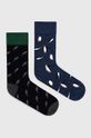 viacfarebná Ponožky John Frank (2-pack) Pánsky