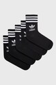 Ponožky adidas Originals (5-Pack) H65459 jemný vzor černá H65459