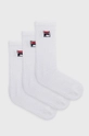 biały Fila Skarpetki (3-pack) Unisex