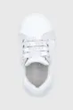 biela Detské kožené topánky Guess