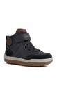 Geox - Detské kožené poltopánky J16F3A.043ME.CHAR.36.39 tmavomodrá AW21
