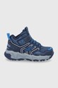 Skechers pantofi copii sintetic bleumarin 406422L