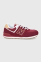 czerwony New Balance Buty dziecięce GC574AD1 Chłopięcy