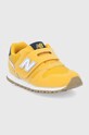 New Balance Buty dziecięce IZ373WD2 IZ373WD2 żółty AW21