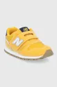 New Balance Buty dziecięce IZ373WD2 żółty