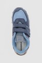 New Balance Buty skórzane dziecięce PV574LX1 granatowy PV574LX1